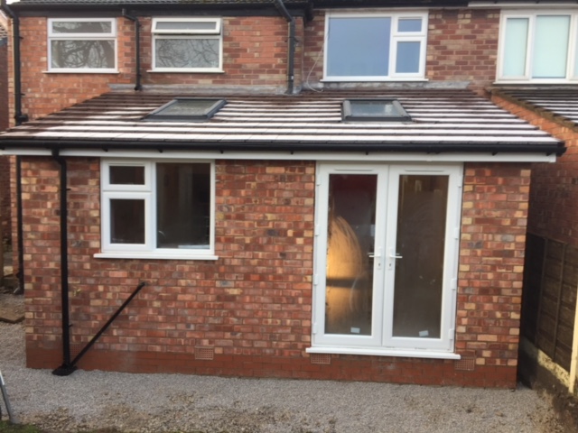 Rear house extension Whitehall Builders